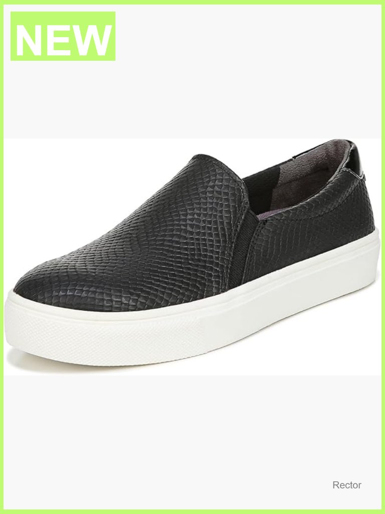 Slip-On Fashion Sneaker With Platform Heel, Sustainable Lining